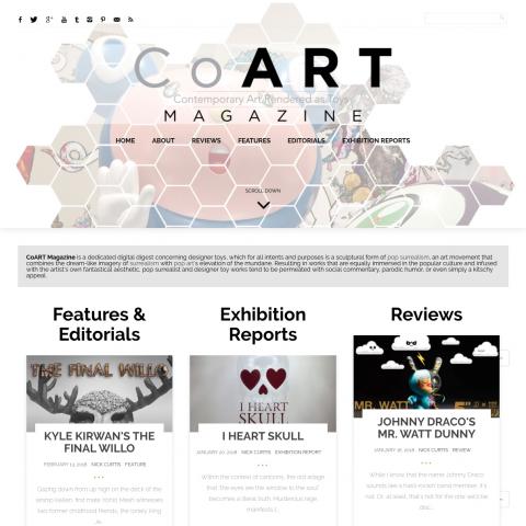 CoARTmag.com Screen Capture