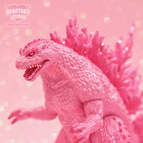 Pink Godzilla Custom by Heartbat Studio